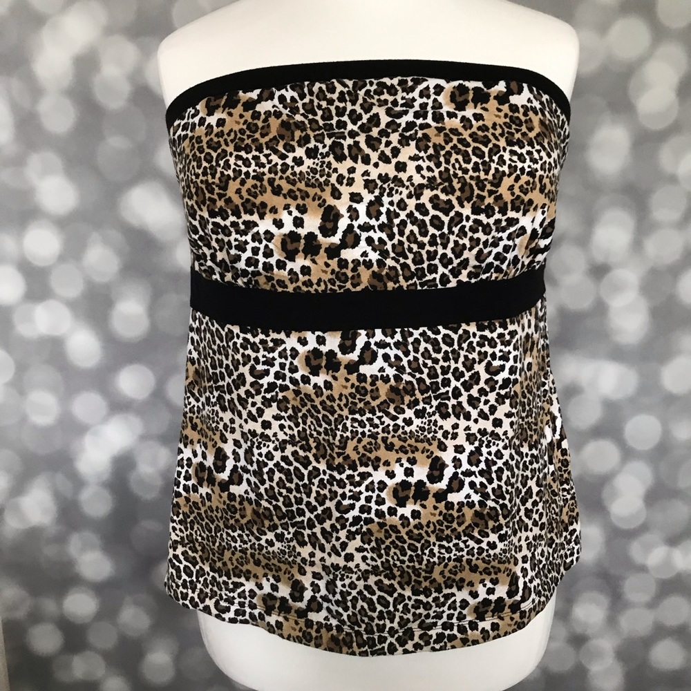 Lane Bryant Leopard Pint Tube Top